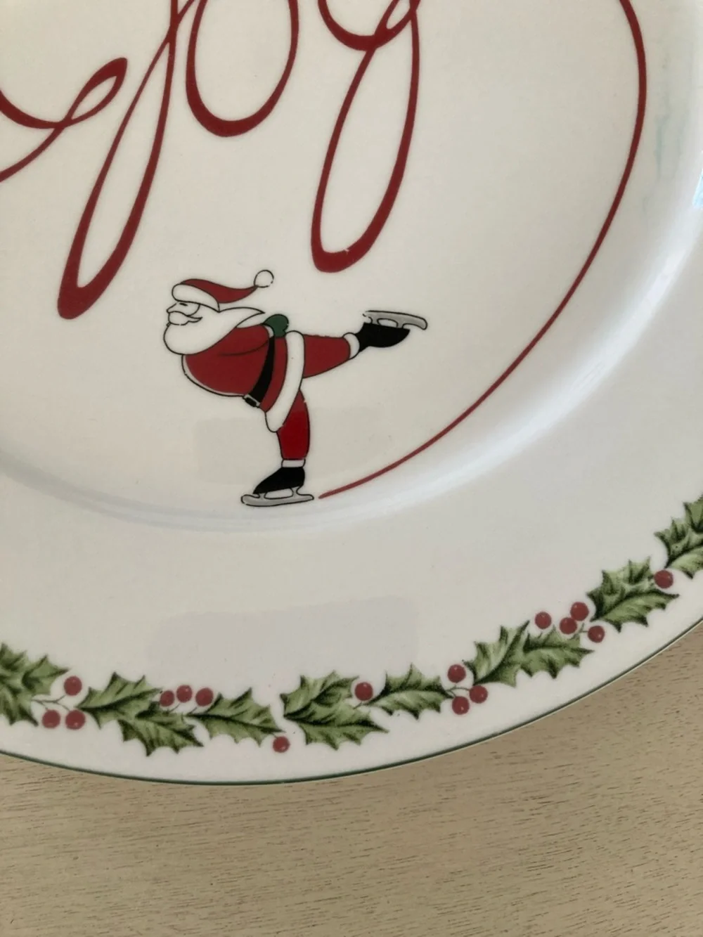 🎄Joy Holiday Cake Plate Platter